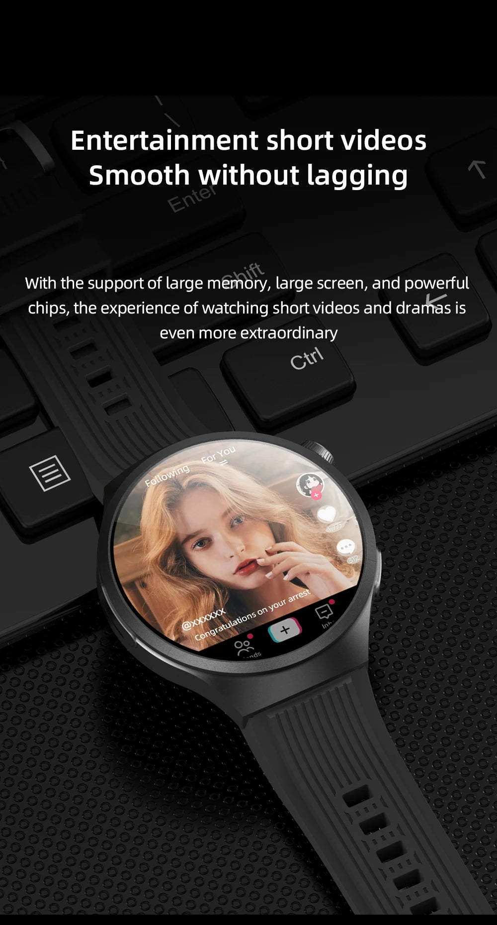 Iwonlex MT106 4G GPS Smartwatch | Waterproof Fitness Tracker & SOS Alarm