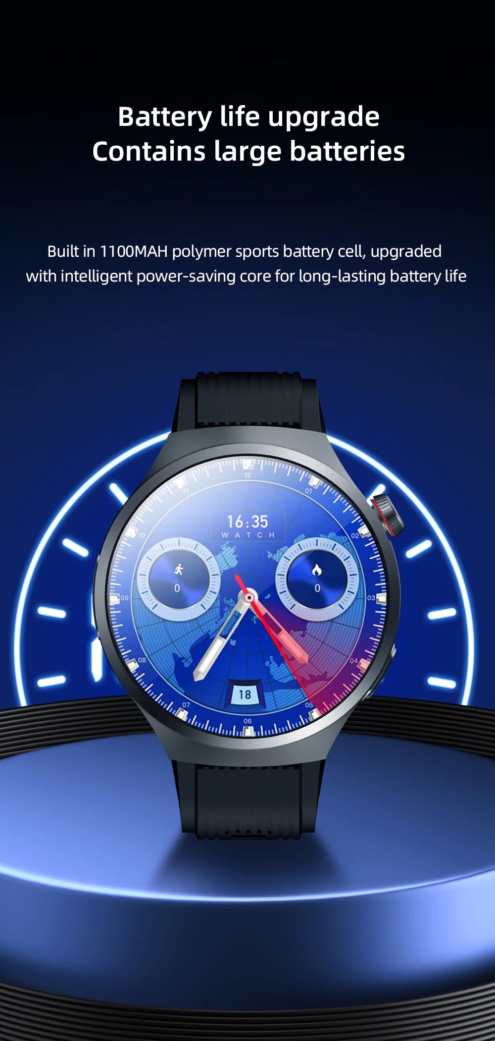 Iwonlex MT106 4G GPS Smartwatch | Waterproof Fitness Tracker & SOS Alarm