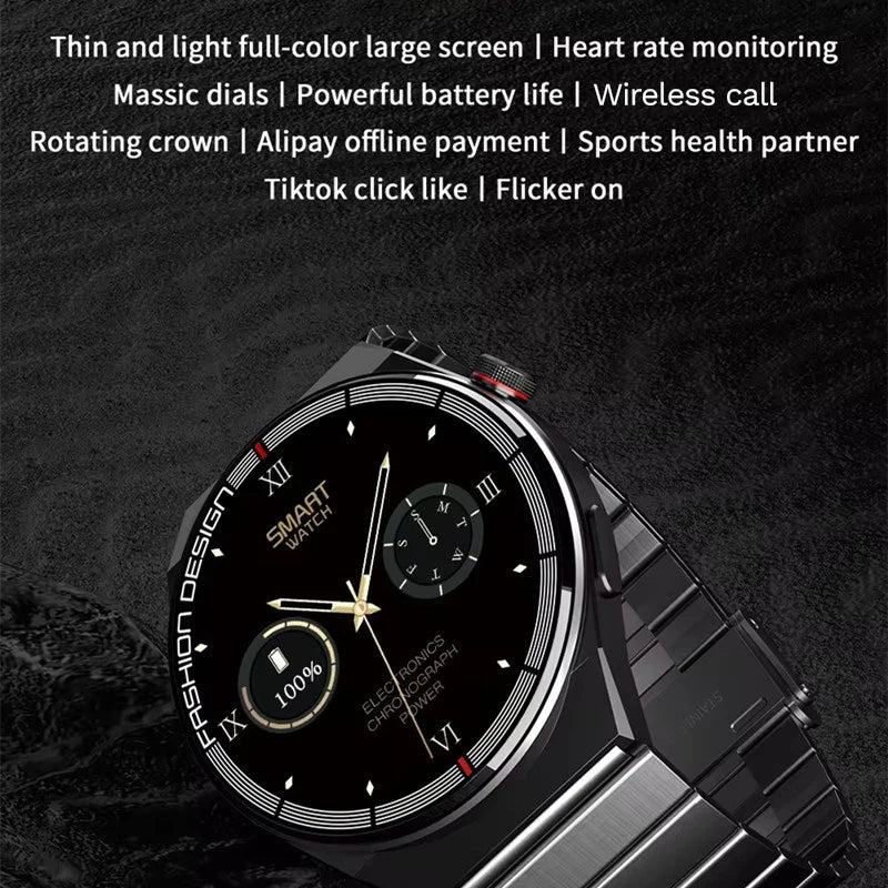 Mamiri-Store H4 Pro Max Smartwatch | 1.39" HD Screen & Wireless Charging