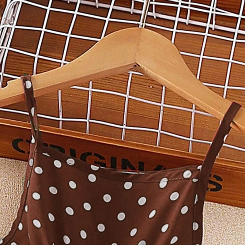 Elegant Summer Polka Dot Princess Dress for Girls