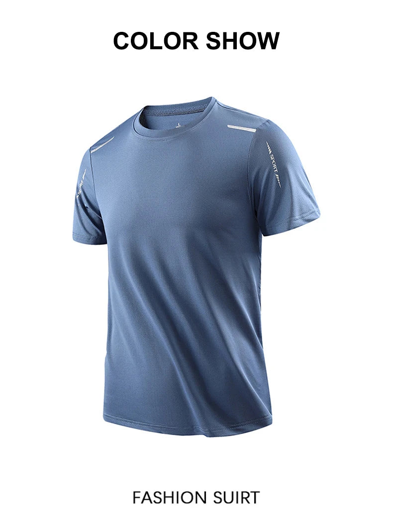 CHRLCK Men's Quick-Dry Outdoor T-Shirt | Breathable Running & Hiking Tee