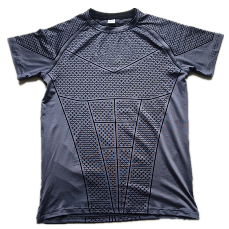 Men's Compression Short-Sleeve Athletic T-Shirt | Quick-Dry Gym & Running Top