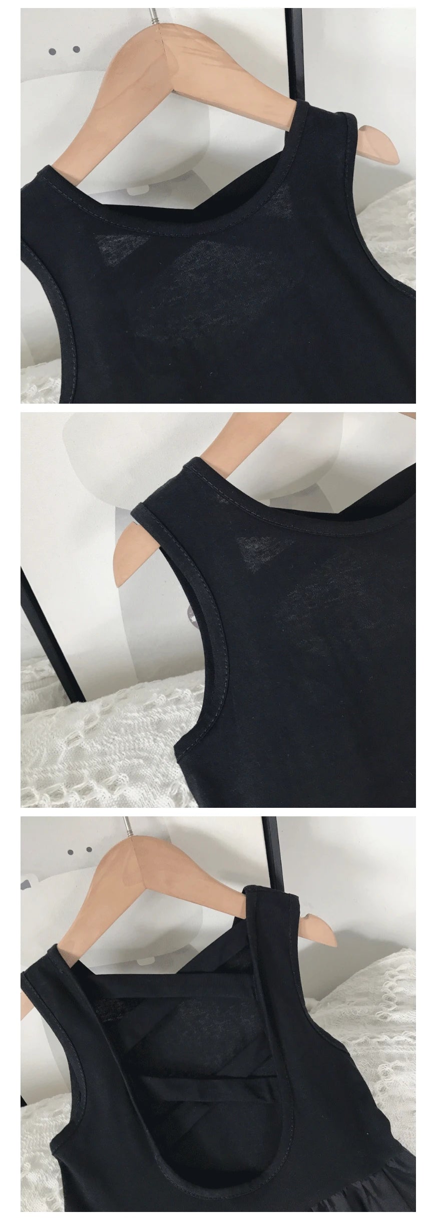 Girls Elegant Black Tutu Backless Party Dress