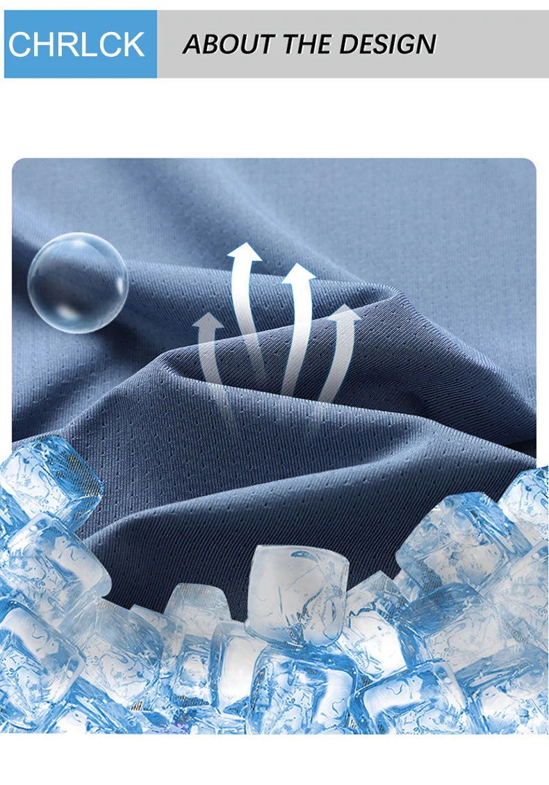 CHRLCK Men's Quick-Dry Outdoor T-Shirt | Breathable Running & Hiking Tee