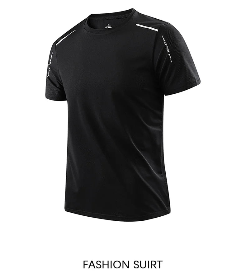 CHRLCK Men's Quick-Dry Outdoor T-Shirt | Breathable Running & Hiking Tee