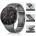 Mamiri-Store No-Gap Stainless Steel Band for Huawei Watch GT4 & GT5 46mm