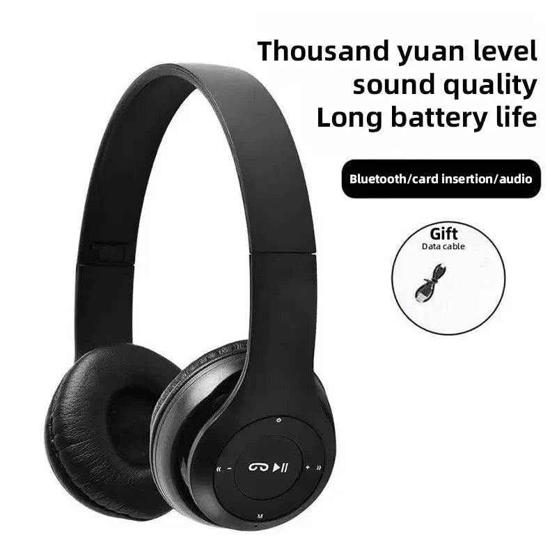 P47 Wireless Bluetooth Headphones | Noise-Canceling Handsfree Headset