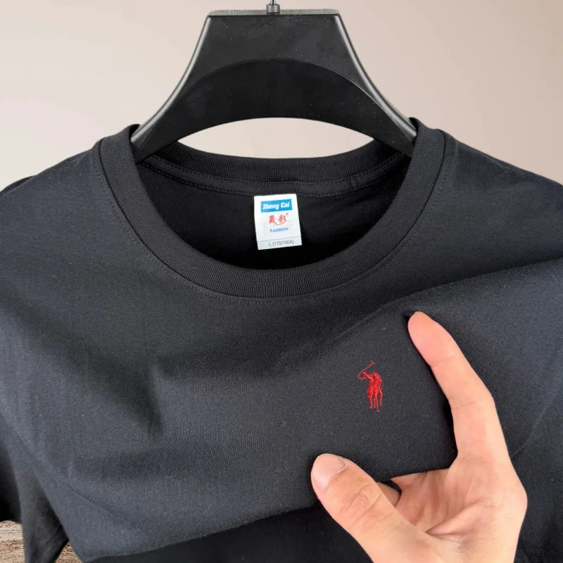 Mamiri Store Embroidery Cotton T-Shirt