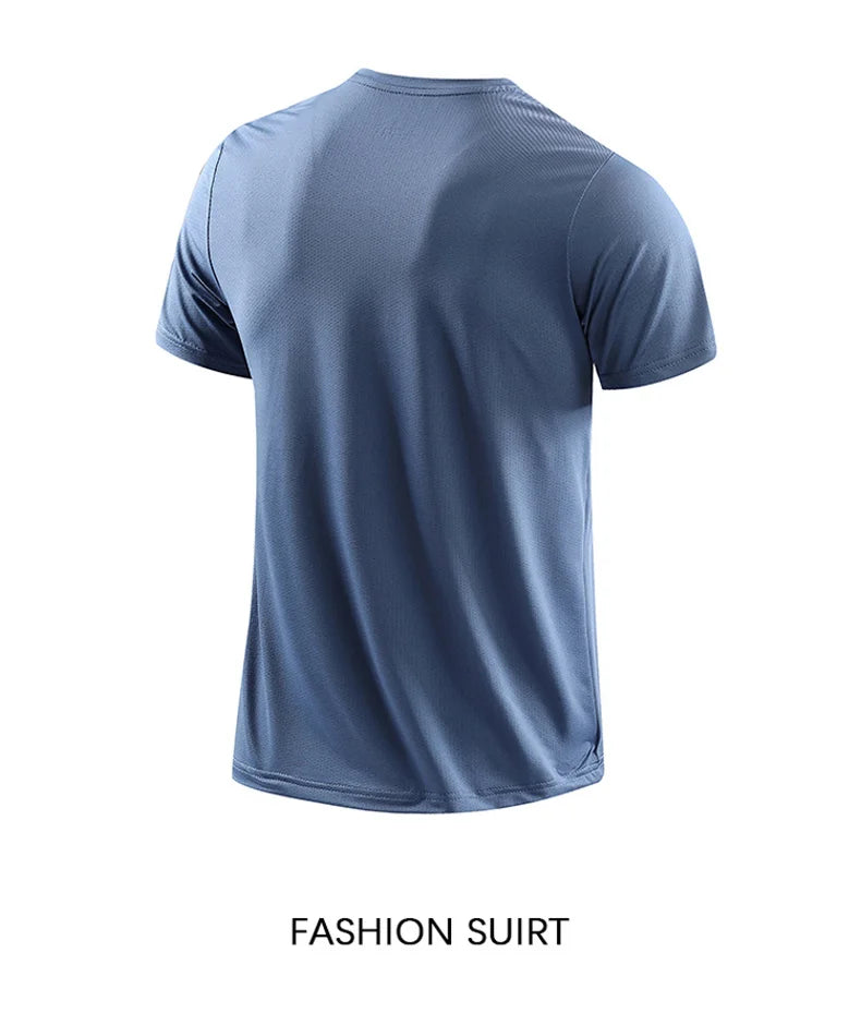 CHRLCK Men's Quick-Dry Outdoor T-Shirt | Breathable Running & Hiking Tee