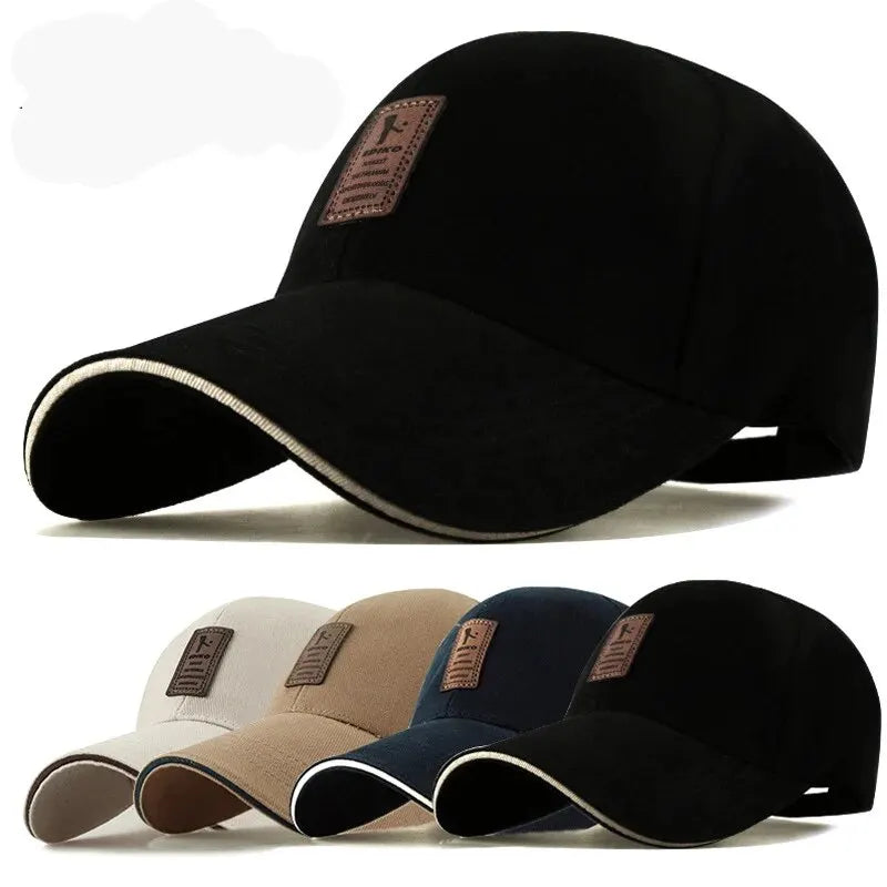 Men's Cotton Baseball Cap | Adjustable Sun Hat for Sports & Everyday Wear