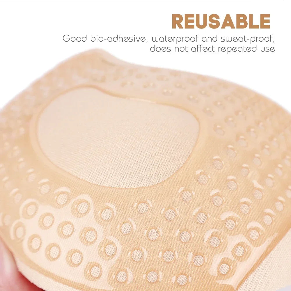 Invisible Strapless Push-Up Bra | Silicone Self-Adhesive Backless Bra