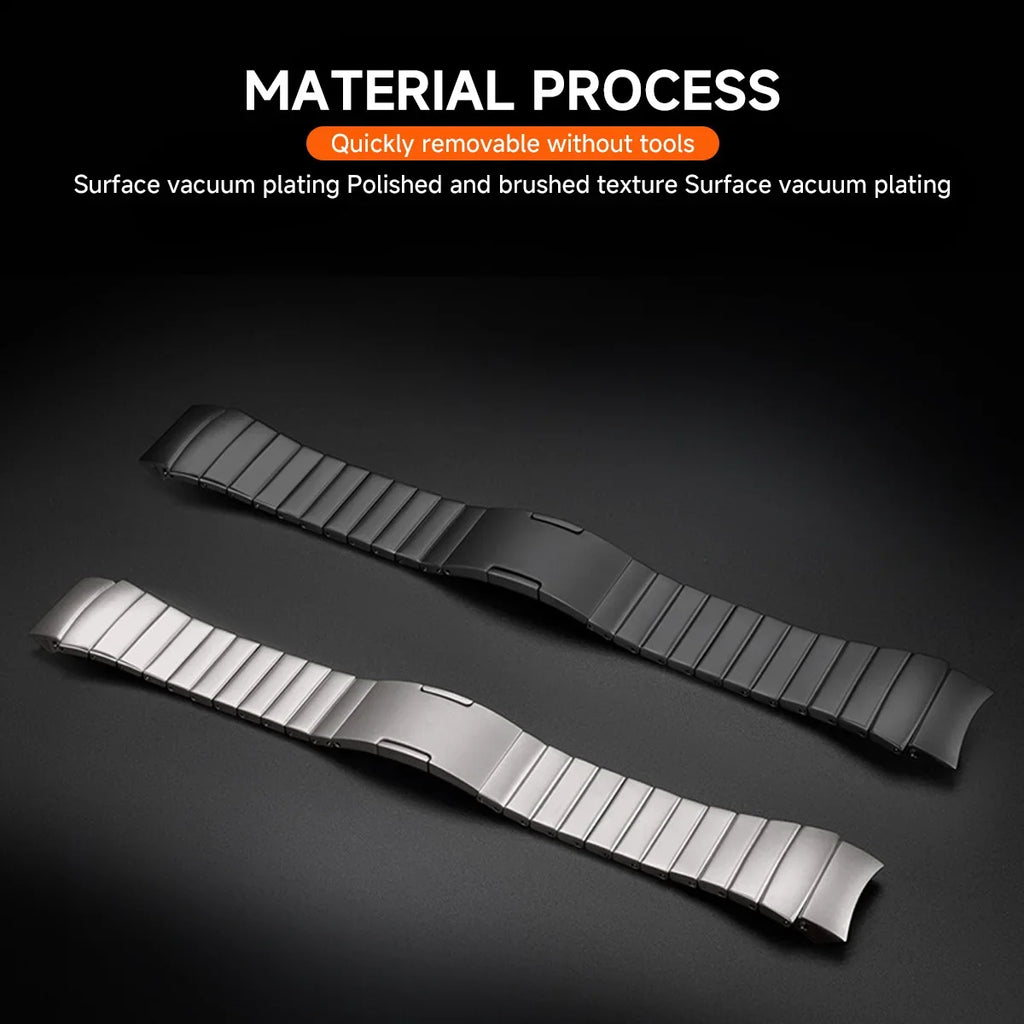 Mamiri-Store Premium Stainless Steel Quick-Release Band for Huawei Watch GT5 46mm