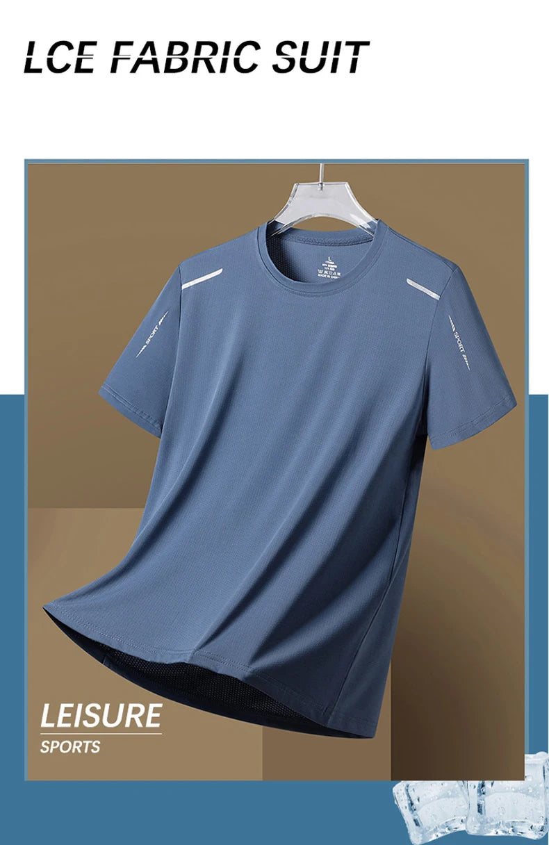 CHRLCK Men's Quick-Dry Outdoor T-Shirt | Breathable Running & Hiking Tee