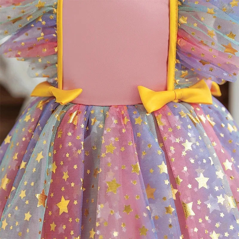 Girls Princess Tulle Tutu Party Dress