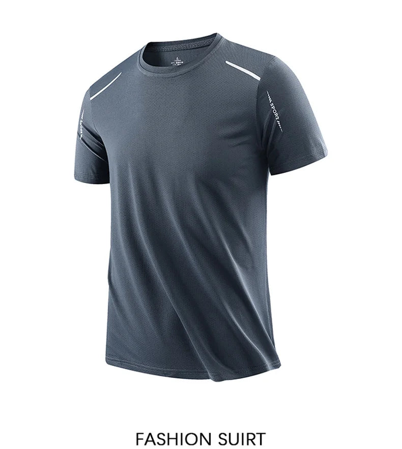 CHRLCK Men's Quick-Dry Outdoor T-Shirt | Breathable Running & Hiking Tee