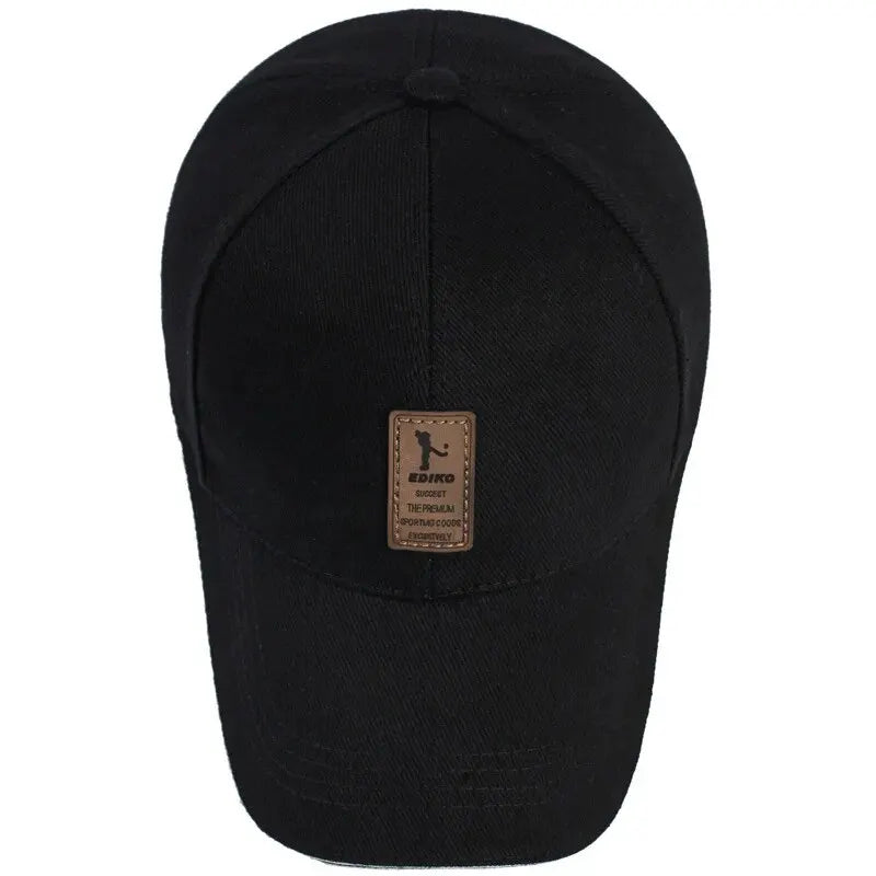 Men's Cotton Baseball Cap | Adjustable Sun Hat for Sports & Everyday Wear