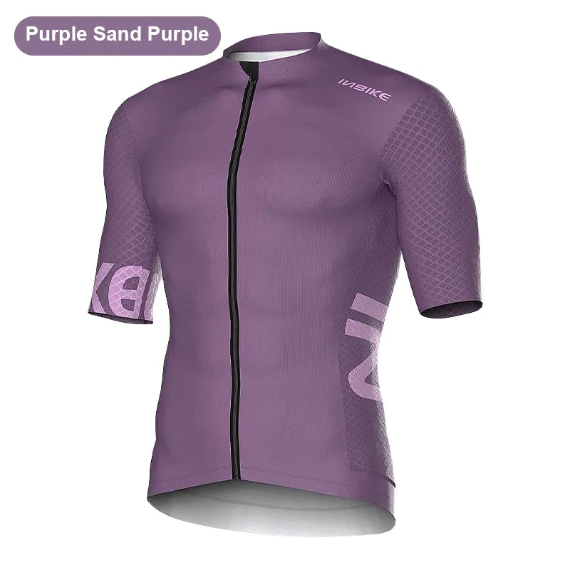 INBIKE Men's Short Sleeve Cycling Jersey | Road & MTB Bike Sportswear