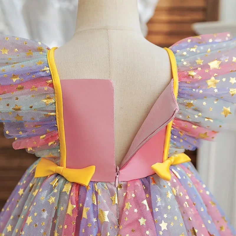 Girls Princess Tulle Tutu Party Dress