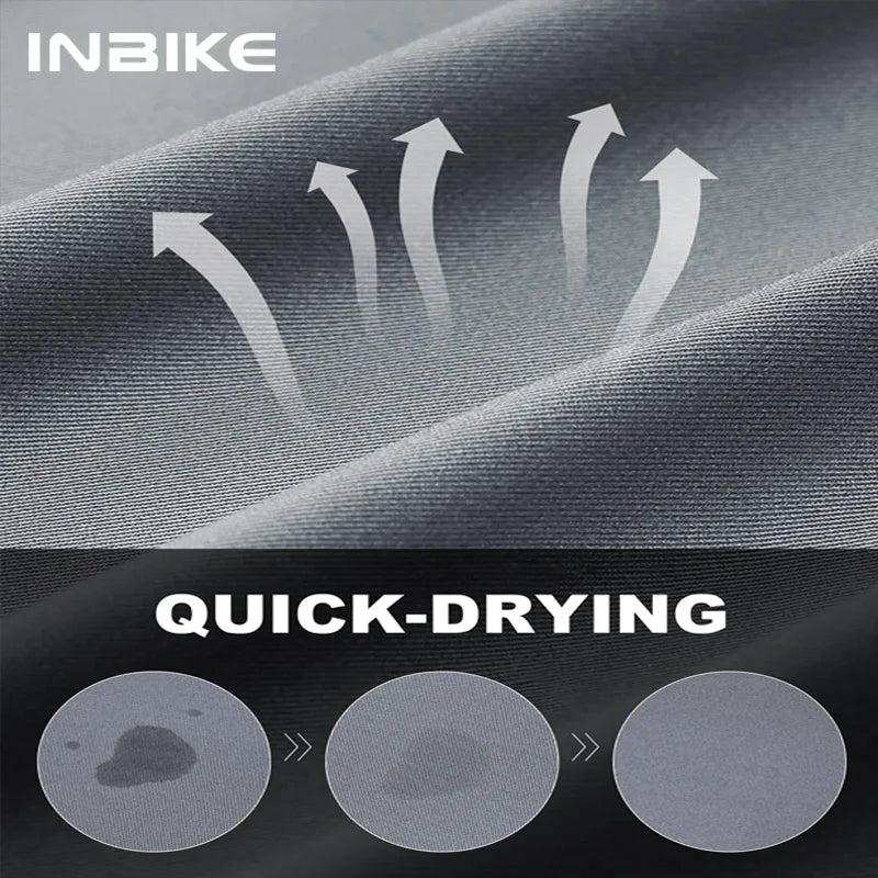 INBIKE Men's Short Sleeve Cycling Jersey | Road & MTB Bike Sportswear