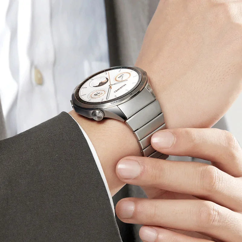 Mamiri-Store No-Gap Stainless Steel Band for Huawei Watch GT4 & GT5 46mm