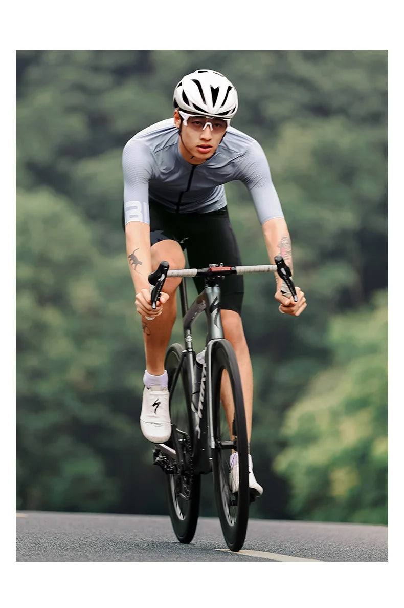 INBIKE Men's Short Sleeve Cycling Jersey | Road & MTB Bike Sportswear