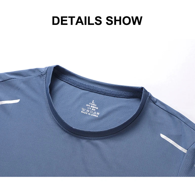 CHRLCK Men's Quick-Dry Outdoor T-Shirt | Breathable Running & Hiking Tee