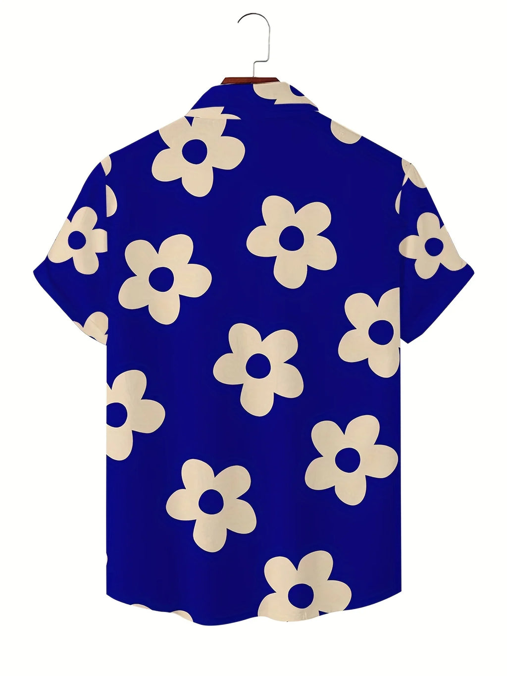 Men's 3D Floral Print Hawaiian Shirt | Oversized Beach Vacation Shirt