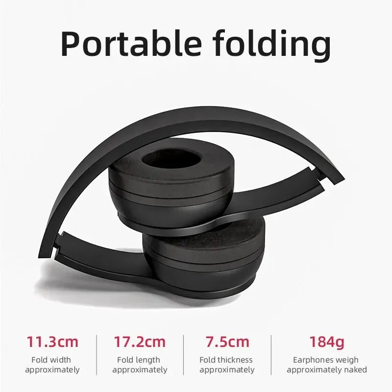 P47 Wireless Bluetooth Headphones | Noise-Canceling Handsfree Headset